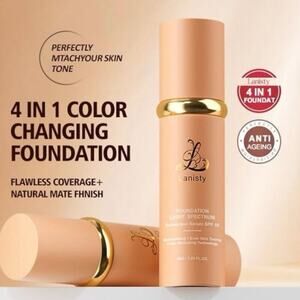 Lanisty 4-in-1 Color Changing Foundation SPF50 Concealer Moisturizer NEW VIRAL!!